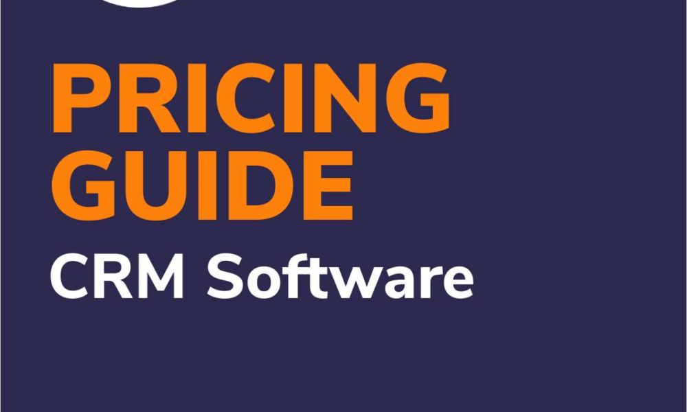 PRICING GUIDE CRM SOFTWARE