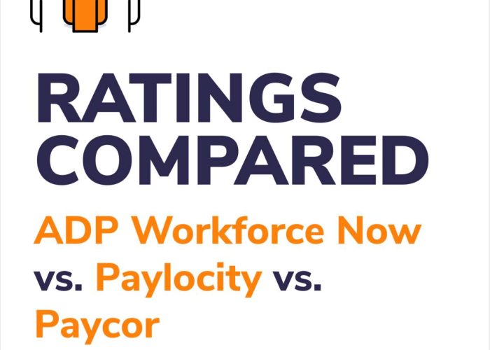 ADP Workforce Now vs. Paylocity vs. Paycor Ratings Compared