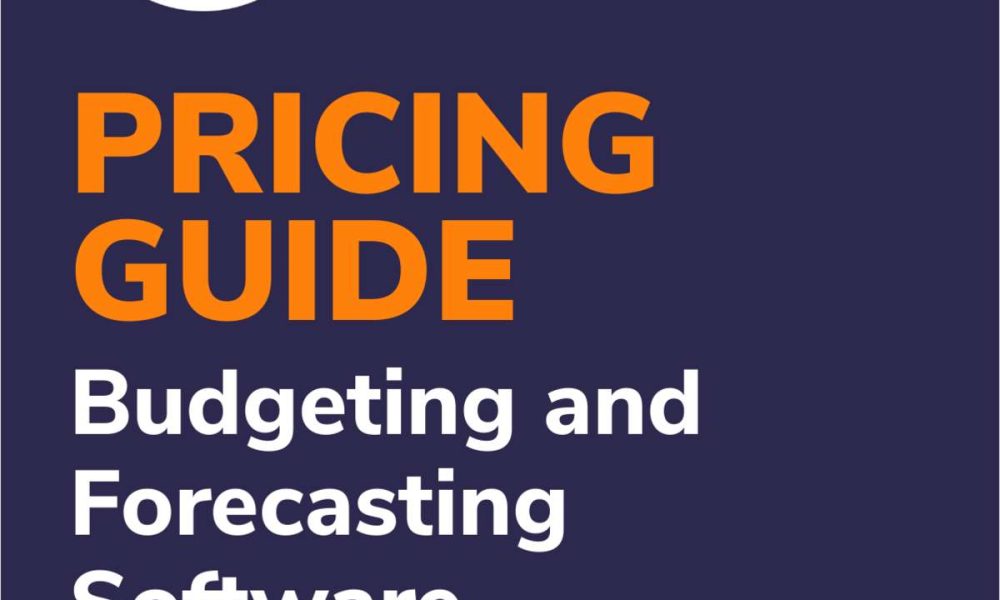 PRICING GUIDE BUDGETING AND FORECASTING SOFTWARE