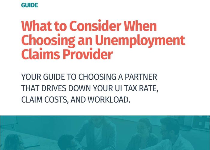 What to Consider When Choosing an Unemployment Claims Provider