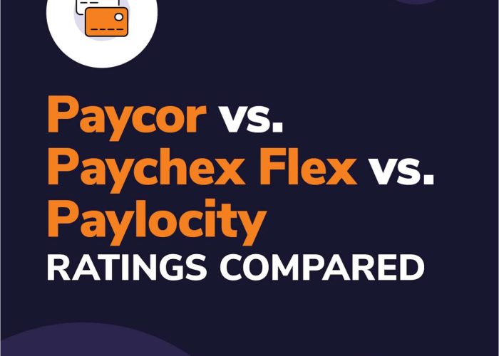 Paycor vs. Paychex Flex vs. Paylocity Ratings Compared