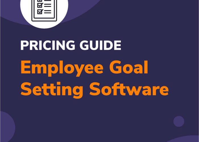 Employee Goal Setting Software Pricing Guide