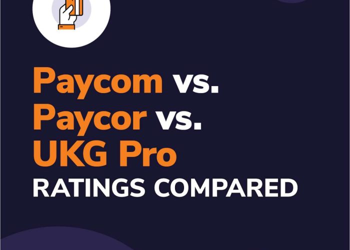 Paycom vs. Paycor vs. UKG Pro Ratings Compared