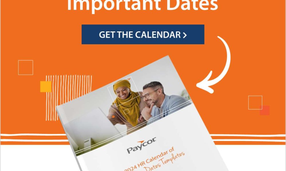 2024 HR Calendar of Important Dates Templates