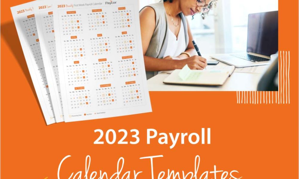 2023 Payroll Calendar Templates