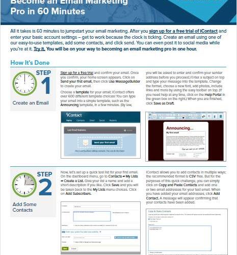 Become an Email Marketing Pro in 60 Minutes