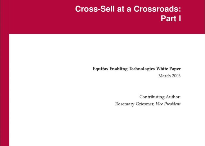 Cross-Sell at a Crossroads