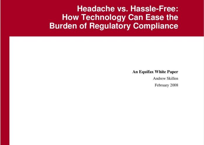 Headache vs. Hassle-Free How Technology Can Ease the Burden of Regulatory Compliance