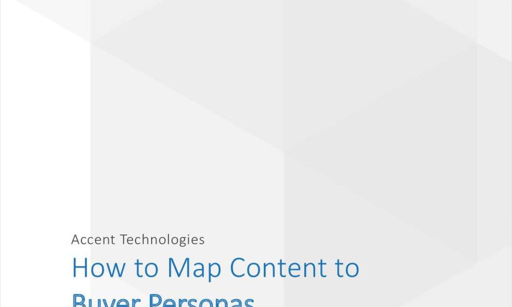 How to Map Content to Buyer Personas