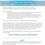 LinkedIn Groups Cash in on this powerful tool- 2