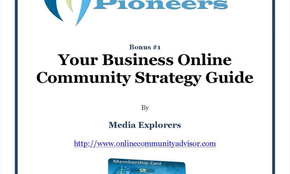 Online Community Strategy Guide