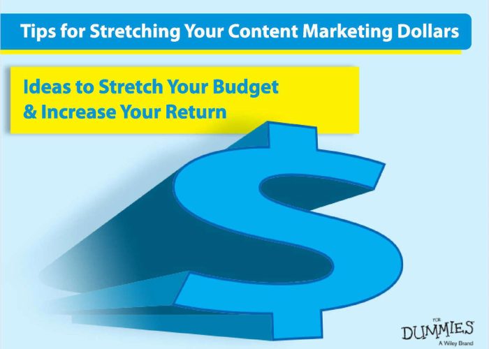 Tips for Stretching Your Content Marketing Dollars