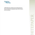 Unified Business Performance Management How to Streamline Budgeting, Reporting, Analysis and Forecasting